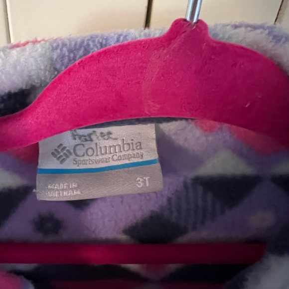 Columbia Kids' Fleece Jacket - Pink and Purple - Picture 2 of 5